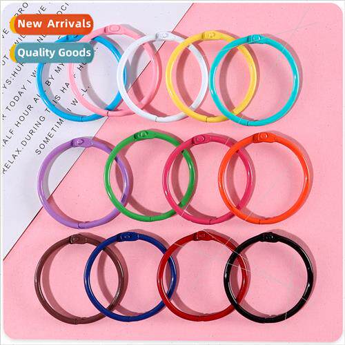 44mm handmade diy keychain accessories iron baking paint col