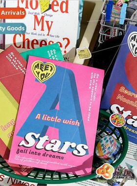 stars fell into dream Korea sticky notes simple ins tearable