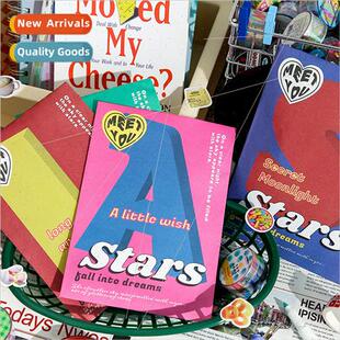 stars fell into dream Korea sticky notes simple ins tearable