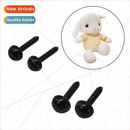 Plastic eyes Hand-sewn button eyes black beans animal dolls