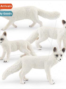 mulation whe fox blue fox arctic fox model polar wildlife fo