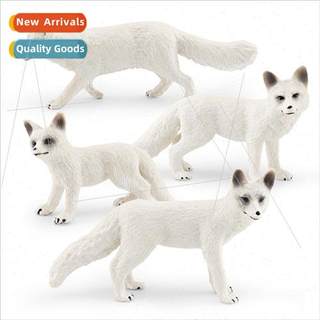 mulation whe fox blue fox arctic fox model polar wildlife fo