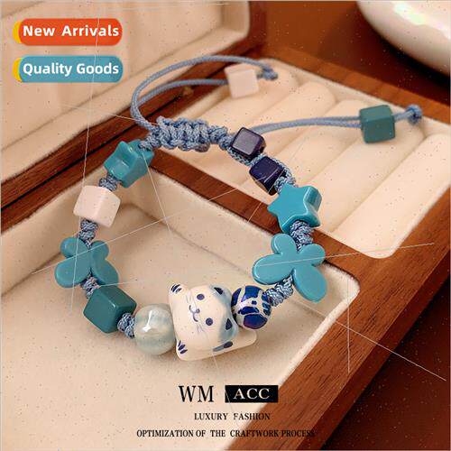 Cat butterfly star pull-out bracelet versatile strings cute