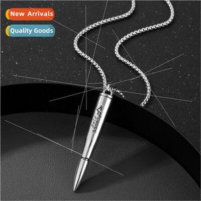 Europe hip-hop men tanium steel necklace simple long necklac