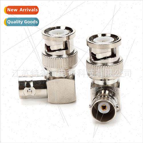 BNC male to female 90 degrees All copper BNC curved adapter