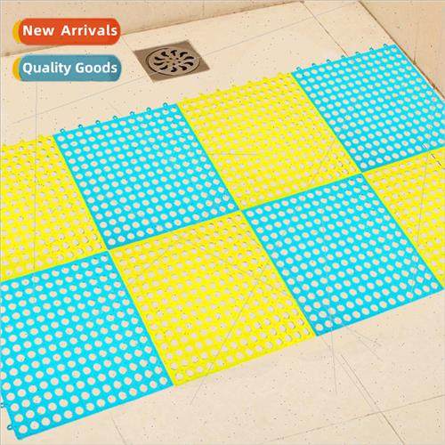 Cuttable splicing bathroom -slip mat bath shower floor mat b