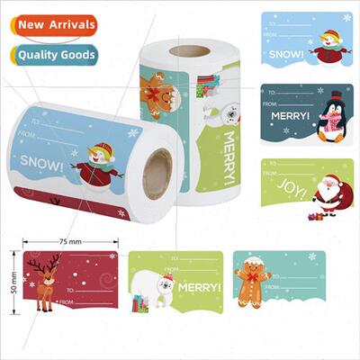 CM2204016 Christmas gift stickers Greeting Card Stickers Sea