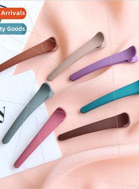 Korea hair clips macaroon hairpin large one word bangs clip