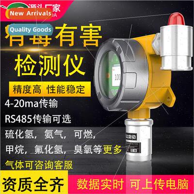 Fixed oxygen carbon monoxide methane toxic harmful gas detec