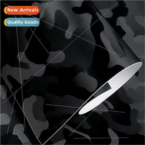 Body color change film 3D ghost black ged carbon fiber film