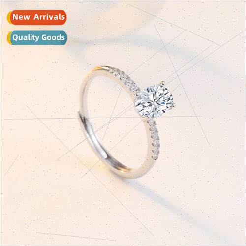 S925 silver Dan shaped zirconia ring female ins niche does n