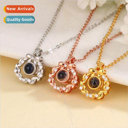 Butterfly Necklace Women Europe New Fashion I Love You Proje