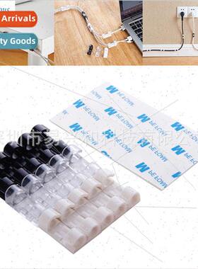 -adhesive cable manager desktop cable fixer cable organizer