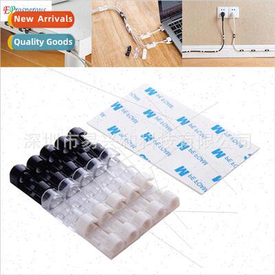 -adhesive cable manager desktop cable fixer cable organizer