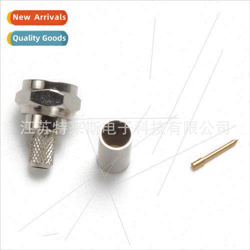Copper RF Header Cable TV UK View Connector F Male F-J-3 Cri
