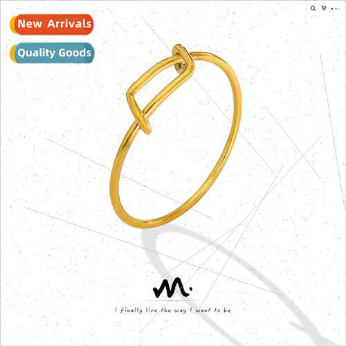 Europe ins fashion wild irregular senior knot circle mouth r