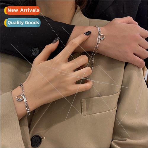 Couple bracelet nd men women a pair do old happy retro thick
