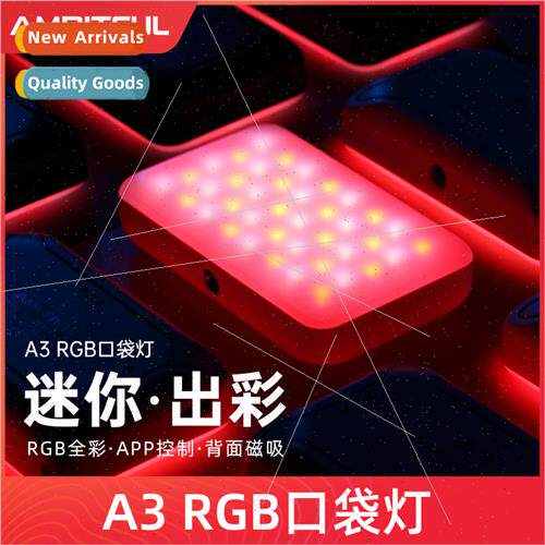 A3rgb fill light full color compact portable pocket playing