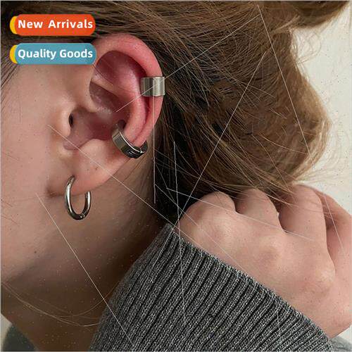 Ear clip stainless steel threepcs glossy ear bone clip ear b