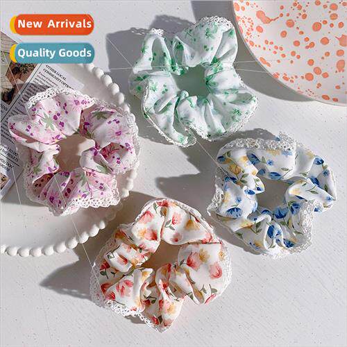 Korea lace lace crushed flowers large intestine hair circle