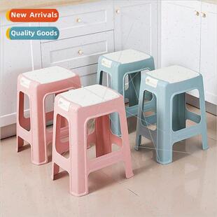 Plastic stool cooked rubber thickened adult high bench house