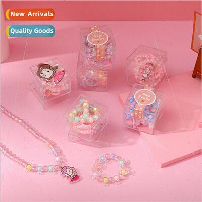 Children necklaces will glow summer girls princess decorativ