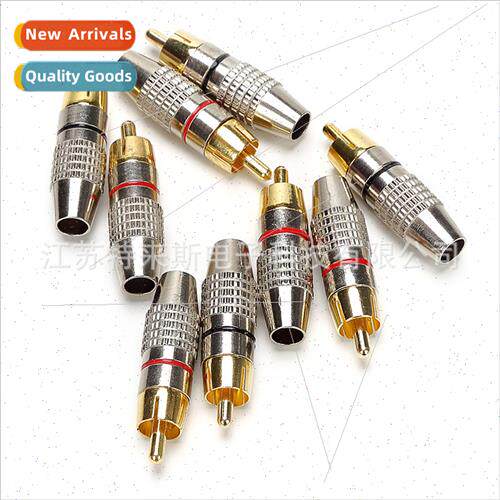 270RCA Solderless Lotus Head AV Plug Video Head Solderless A