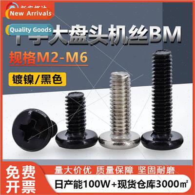 flat round head Phillips screws M2/M2.5/M3/M4 large round he