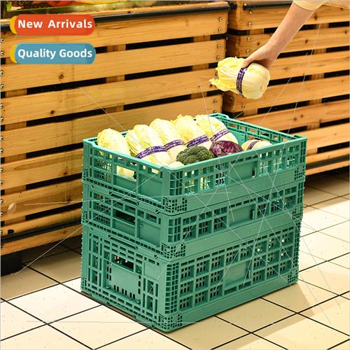 Extra-large folding storage basket thickened outdoor camping