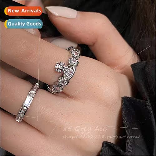 2023 Super Shiny Zirconia Detachable Ring Female  Feeling Op