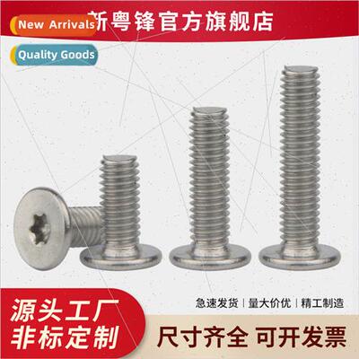 304 CM large flat head cap screws furnure anti-theft thin he