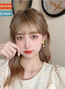 Summer fresh flowers earrings new tide hundreds pearl earrin