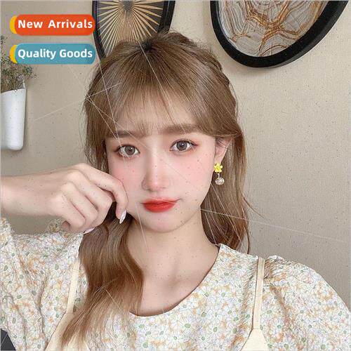 Summer fresh flowers earrings new tide hundreds pearl earrin