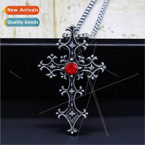 Fashion stainless steel square bead necklace creative alloy