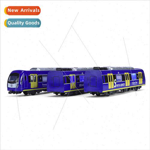 1/86 simulation remote control alloy subway magnetic sound l