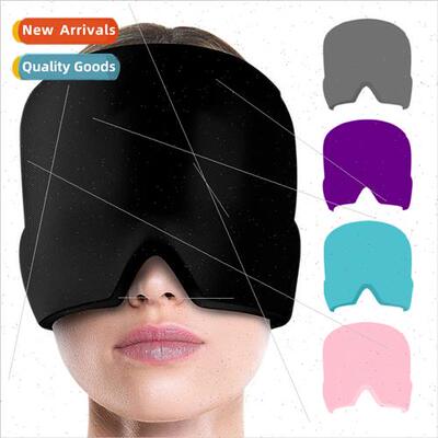 Migraine Relief Cap Gel Ice Mask Cold Pack Headgear Cooling