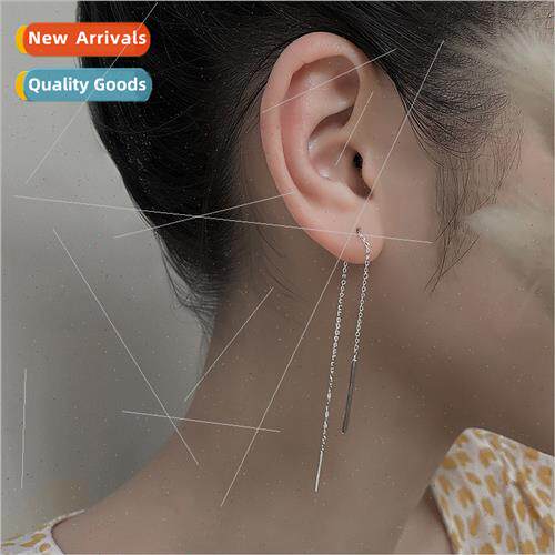 Cold wind sweet cool earrings long nd fashion long a word ea