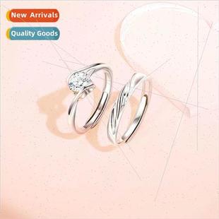 Heartbeat gnal Couple Rings Pair Female che fetime True Love