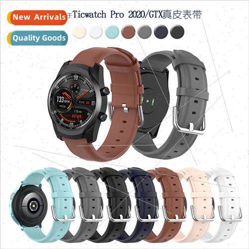 适用Ticwatch Pro 2020/Ticwatch GTX Watch Leather Round End R