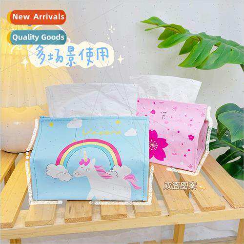 Ins paper towel set cute household paper towel drawer storag