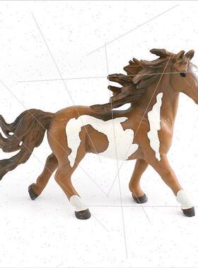 Children animal steed model static pinto stallion thousmiles