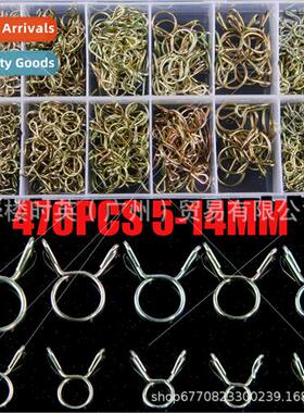 470PCS boxed single wire galvanized pipe clamp ring gas wate
