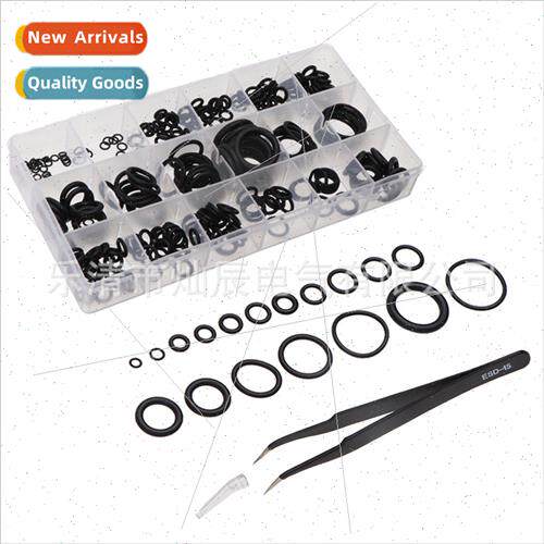 270pcs boxed black o-ring nrile rubber ring protection coil