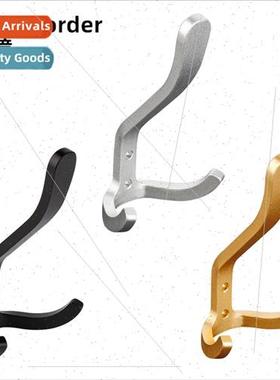 Bathroom bathroom wall metal perated door hooks space alumin