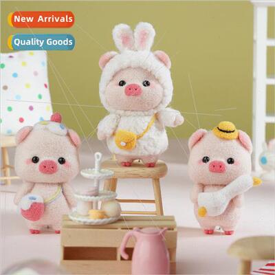 Coke pig pig wool felt poking prodding music material packag