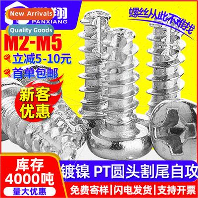 PT Iron round head cut tail tapping screws Phillips pan head