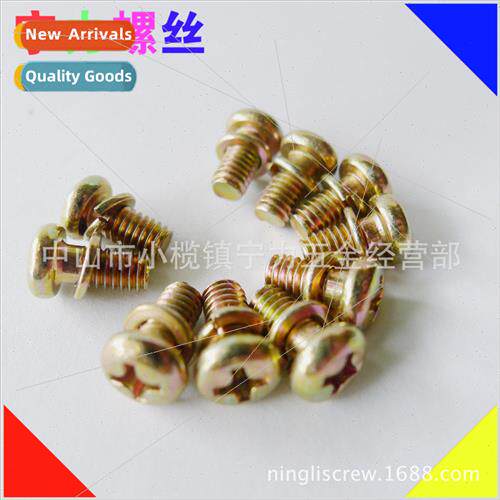 Two combination screws Phillips round head cap screws wh spr