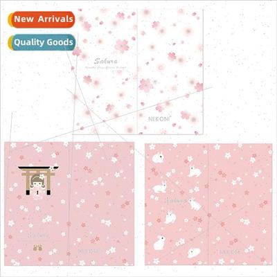Cherry Blossom Girl Rabb Handbook DIY Notepad Blank Book Gri