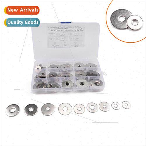 304 flat washers round metal washers 90pcs complete specific