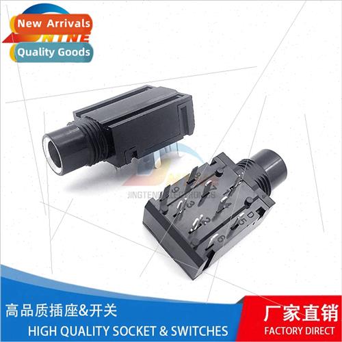 6.35MM Headphone Jack PJ604A Horizontal Microphone Microphon